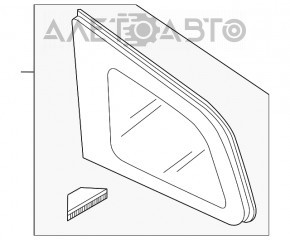 Fereastra din spate dreapta cu geam opac pentru Mazda CX-7 06-09.