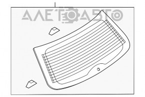 Geam spate portbagaj Mazda CX-7 06-09