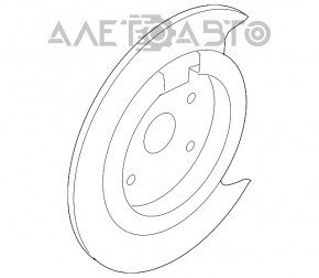 Capacul discului de frână din spate dreapta Mazda CX-7 06-09