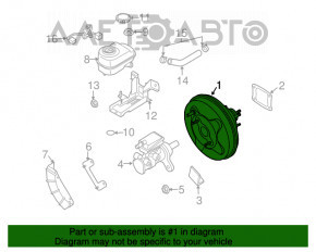 Вакуумный усилитель Mazda CX-7 06-09