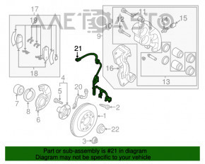 Senzor ABS față stânga Mazda CX-7 06-09