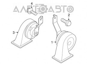 Semnal stânga sunet scăzut Mazda CX-7 06-09