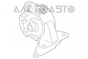 Suport motor stânga Mazda CX-7 06-09 nou original OEM