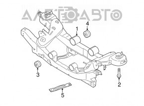 Bara spate Lincoln MKC 15- AWD