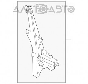 Geam electric cu motor spate dreapta Lincoln MKC 15-