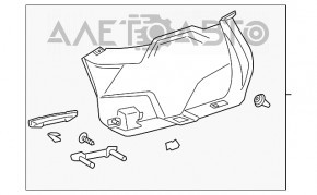 Capacul portbagajului Lincoln MKC 15-