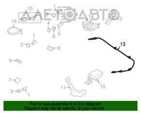 Cablu de schimbare a treptelor de viteze Lincoln MKC 15-