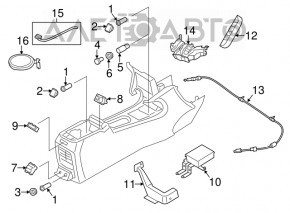 Cablu de schimbare a treptelor de viteze Lincoln MKC 15-