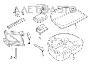 Manerul cricului Ford Explorer 20-