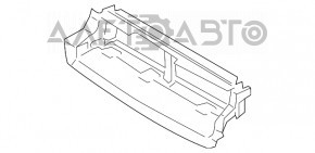 Воздуховод радиатора верхний Ford Focus mk3 15-18 1.0Т, 2.0 рест