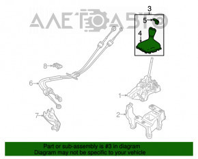 Ручка МКПП Ford Focus mk3 15-18