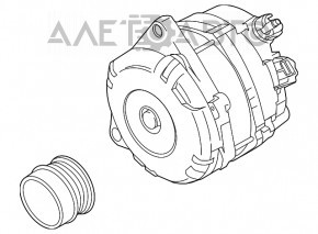 Generatorul Ford Edge 15- 2.7T fără ventilație pentru scaune.