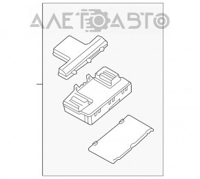 Blocul de siguranțe sub capotă Ford Edge 15- 3.5