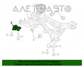 Capacul de protecție a barei spate dreapta Lincoln MKX 16-