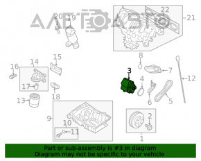 Pompa de ulei pentru motorul Ford Escape 13-19 2.0T