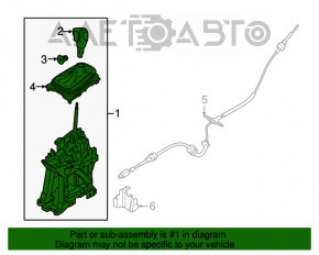 Шифтер КПП Ford Edge 15-18 3.5