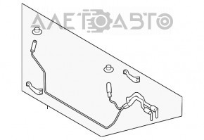 Racordul de racire a uleiului Ford Edge 15-18 6F50