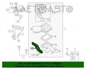 Receptor de aer Lincoln Nautilus 19-23 2.7T pe televizor