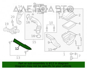 Receptor de aer Ford Edge 15- 2.0T