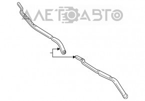 Поводок дворника правый Lincoln MKX 16-