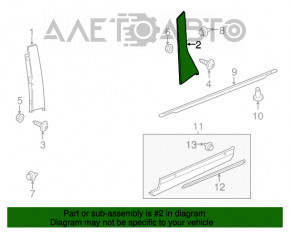 Capac usa spate laterala dreapta Lincoln MKX 16- spate