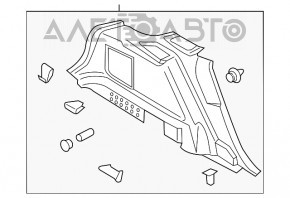 Capacul arcului stâng Lincoln MKX 16-