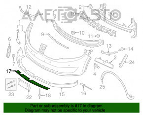 Capacul buzei bara fata Lincoln MKX 16-