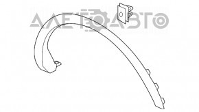 Capacul aripii spate dreapta Lincoln MKX 16-