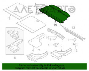 Capota portbagajului Lincoln MKX 16-