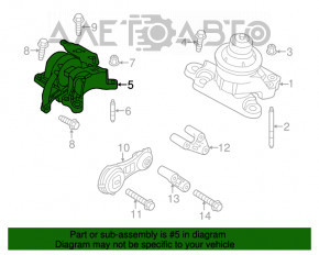 Pernele motorului stânga Ford Explorer 11-19