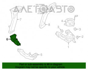 Conducta de aerisire a radiatoarelor dreapta Ford C-max MK2 13-18