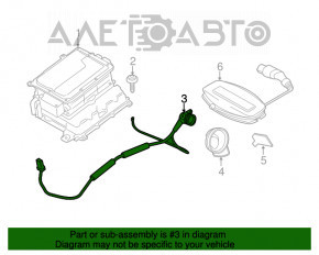 Priza portului de încărcare cu cablu Ford C-max MK2 13-17