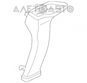 Conducta de aerisire a radiatorului stânga sus Ford C-max MK2 13-18