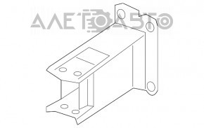 Grila amplificatorului de bara fata stanga Audi Q5 8R 09-17 nou, neoriginal.