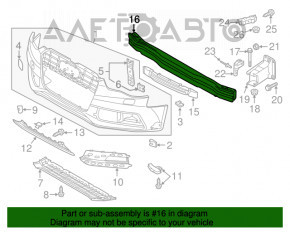 Amplificatorul de bara fata pentru Audi A4 B8 08-16, nou, neoriginal