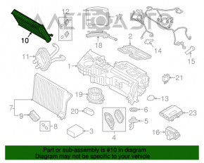 Radiatorul de încălzire a încălzitorului pentru BMW 3 F30 12-18, nou, neoriginal, AVA.