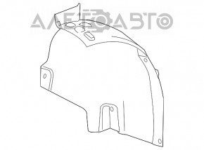 Bara de protecție față stânga spate Chevrolet Volt 11-15, nou, neoriginal