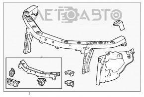 Televizorul radiatorului asamblat pentru Chevrolet Equinox 10-17, nou, neoriginal.