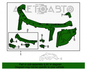 Televizorul radiatorului asamblat pentru Chevrolet Equinox 10-17, nou, neoriginal.