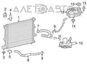 Radiator de răcire apă Dodge Dart 13-16 2.0 2.4 nou aftermarket KOYORAD Japonia