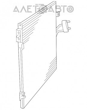 Radiatorul condensatorului de aer condiționat Dodge Journey 11- 2.4 3.6 nou neoriginal