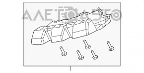 Suportul de montare a bara fata, bara fata-sticla far Dodge Dart 13-16 nou, neoriginal