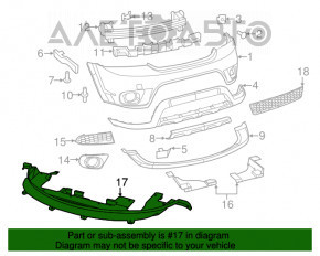 Защита переднего бампера Dodge Journey 11-20 SXT, Crossroad