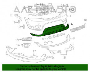 Buza bara fata Dodge Journey 11- SXT noua, neoriginala