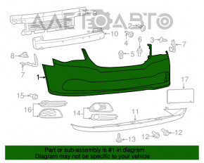 Bara față goală Dodge Grand Caravan 11-20 nouă, neoriginală