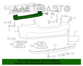 Amplificatorul de bara fata pentru Dodge Grand Caravan 11-20, nou, neoriginal