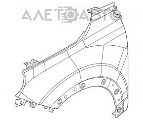 Aripa dreapta fata Fiat 500X 16- nou, neoriginal.