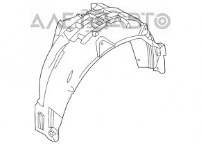 Aripa spate dreapta Ford Focus mk3 11-18 noua, neoriginala.