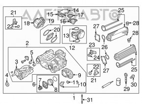 MAP sensor Porsche Macan 15-18 3.0T, 3.6T