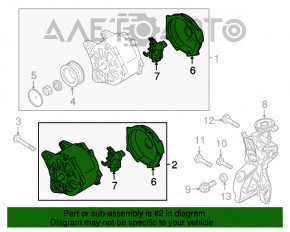 Generatorul Audi Q3 8U 15-18 CCTA